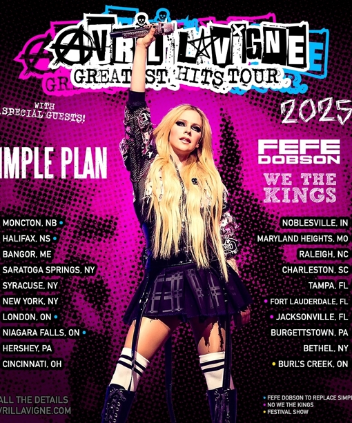 Avril Lavigne The Black Star Tour パンフレット Avril Lavigne: The Black Star Tour en AsiaWorld-Expo (Hong