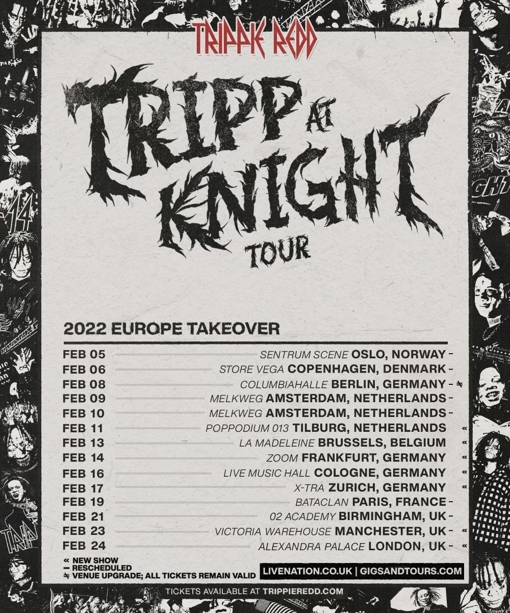 Trippie Redd - Tripp At Knight Tour: 2022 Europe Takeover - 06 February 2022 Vega - Event/Gig details & tickets | Gigseekr