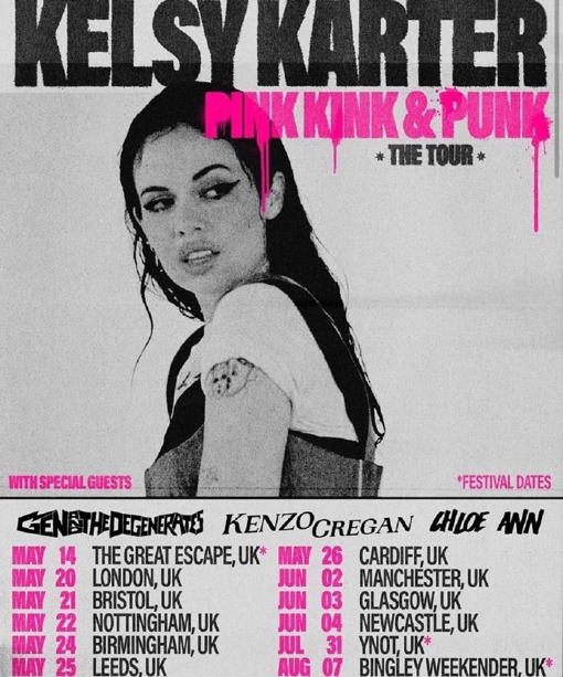 Kelsy Karter - Pink Kink & Punk - The Tour - 24 May 2022 - Muthers Studio -  Event/Gig details & tickets | Gigseekr