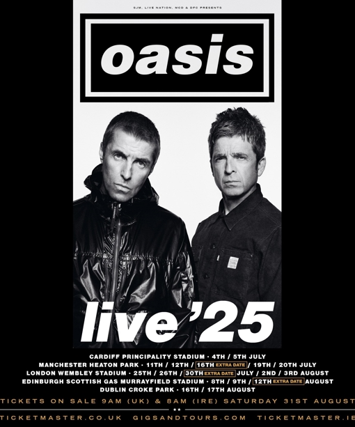 Oasis live'25 ツアーパンフレット Oasis - Live '25 - 03 August 2025 - Wembley Stadium - Event