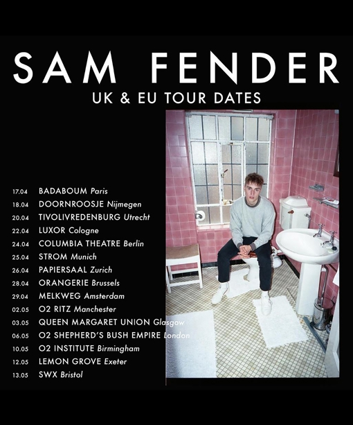 sam fender european tour