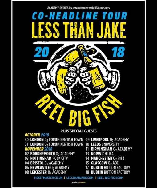 Less Than Jake & Reel Big Fish - Co-Headline Tour 2018 - 14