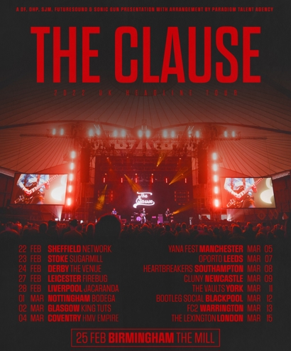 Tde Christmas Concert 2022 The Clause - 2022 Uk Headline Tour - 22 February 2022 - Network - Event/Gig  Details & Tickets | Gigseekr