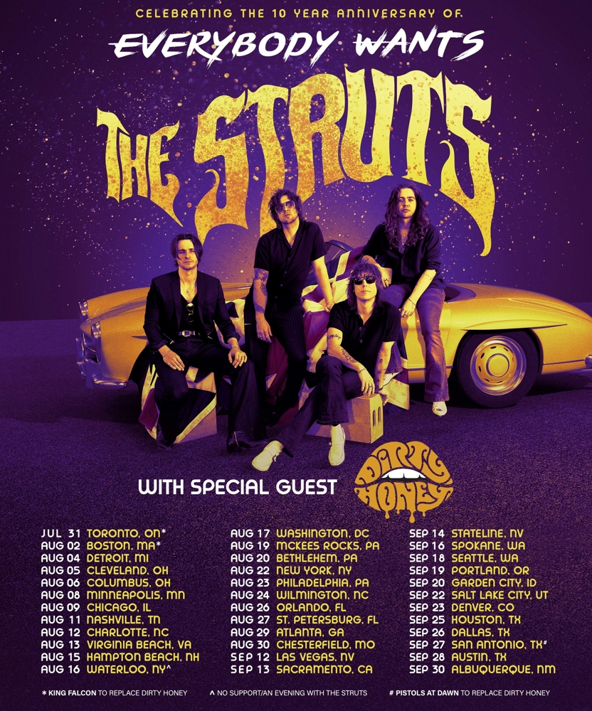 Event on 08 August 2025 - The Struts @ Doors Open: 19:00