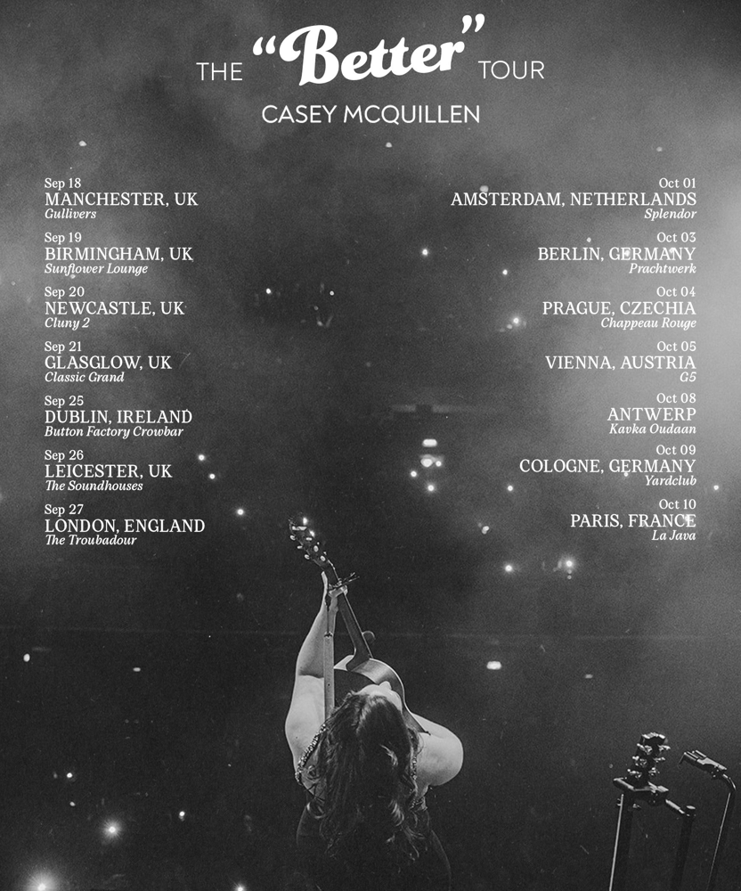 Event on 26 September 2025 - Casey McQuillen @ Doors Open: 19:00
