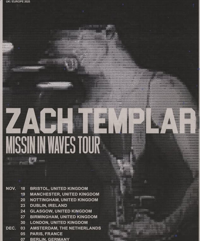 Event on 05 December 2025 - Zach Templar @ Doors Open: 19:00