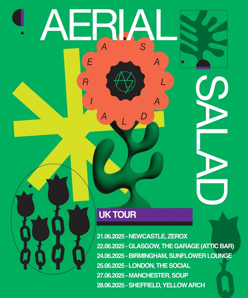 Event on 28 June 2025 - Aerial Salad @ Doors Open: 19:00