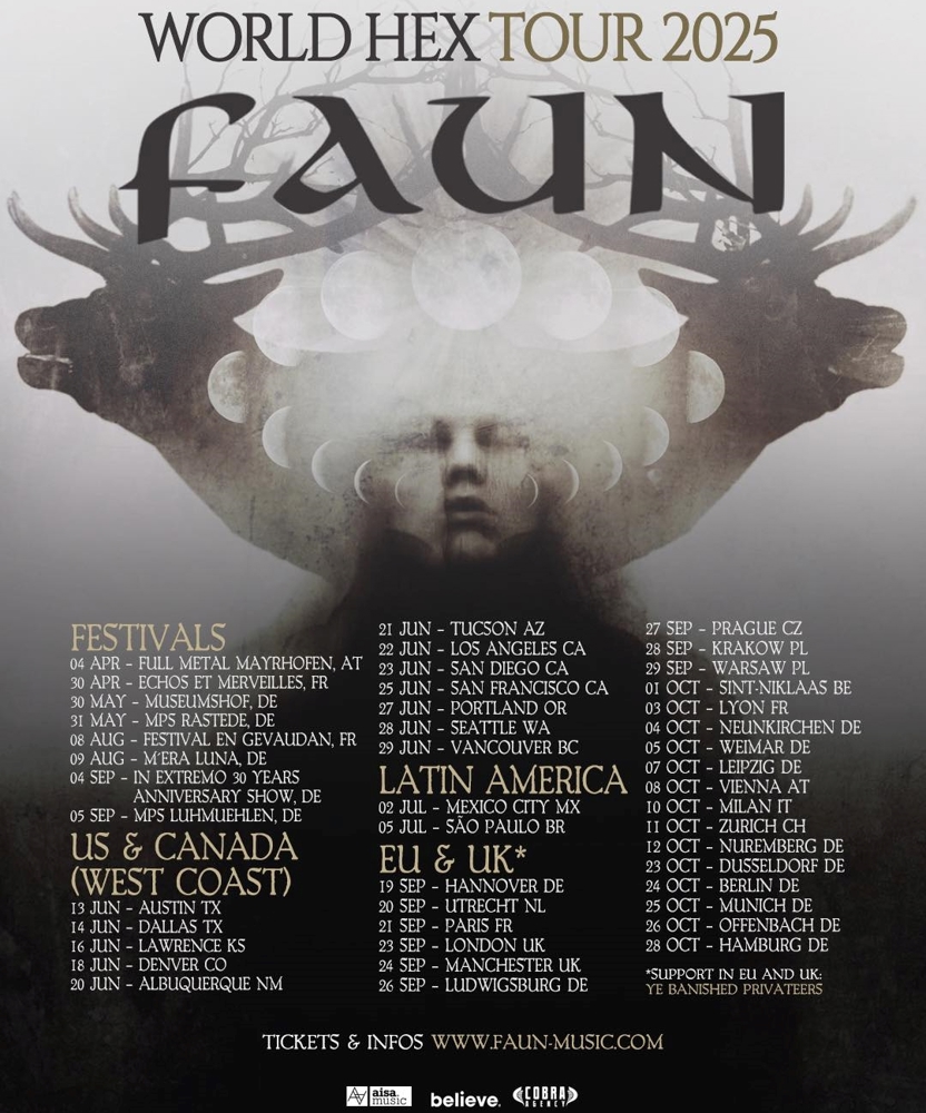 Faun World Hex Tour 2025 28 June 2025 Neptune Theatre Event Gig Faun World Hex Tour 2025 28 June 2025 Neptune Theatre Event Gig