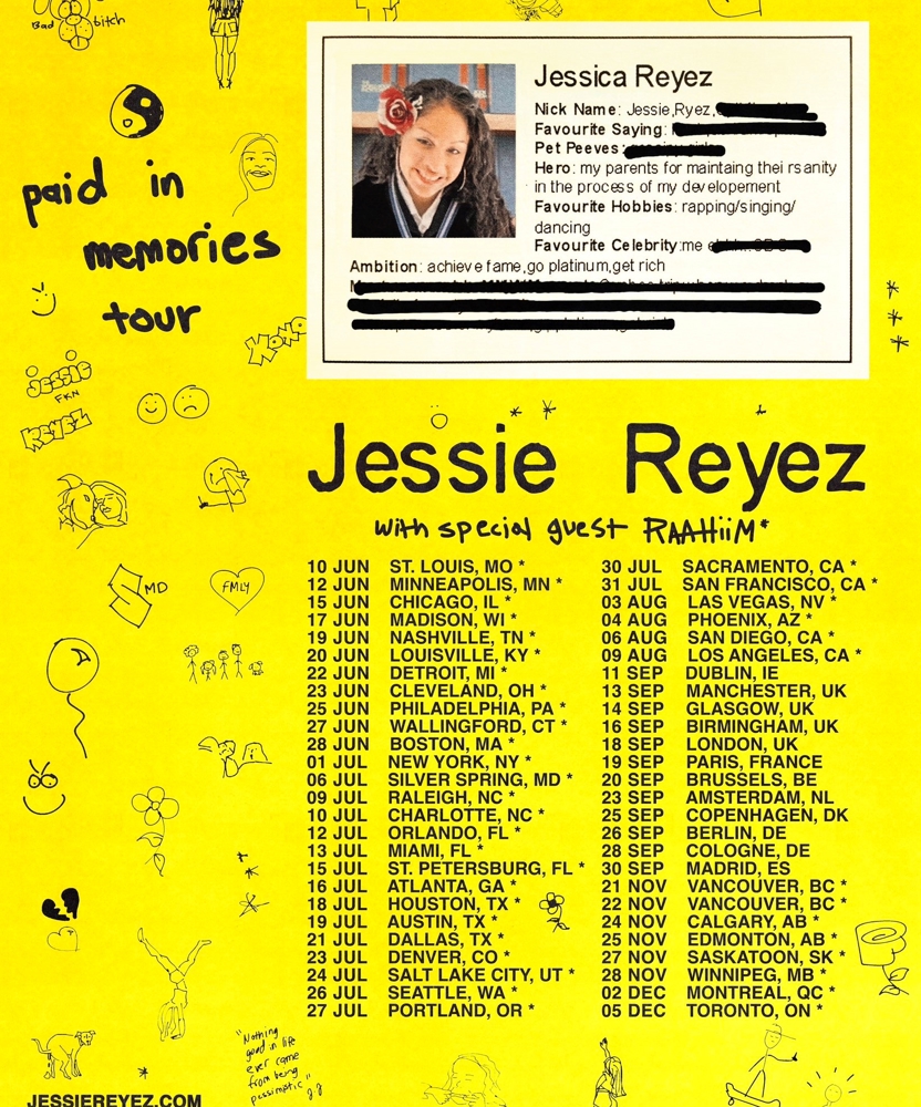 Event on 12 June 2025 - Jessie Reyez @ Doors Open: 19:00