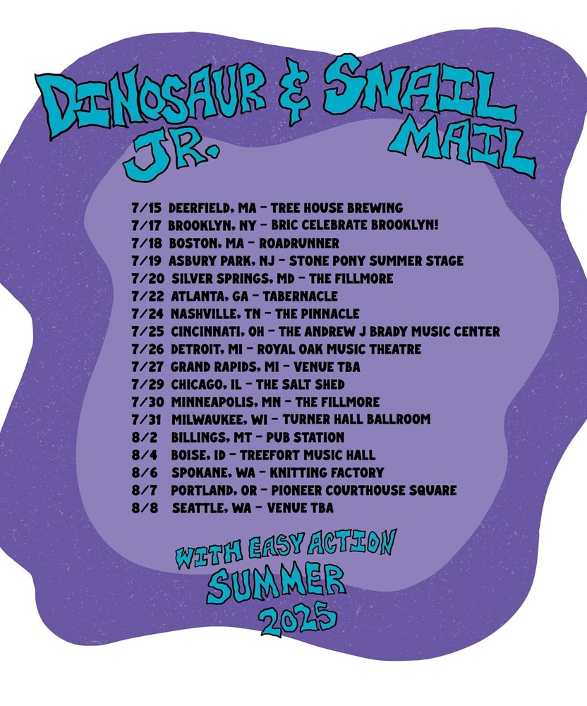 Event on 30 July 2025 - Dinosaur Jr & Snail Mail @ Doors Open: 19:00