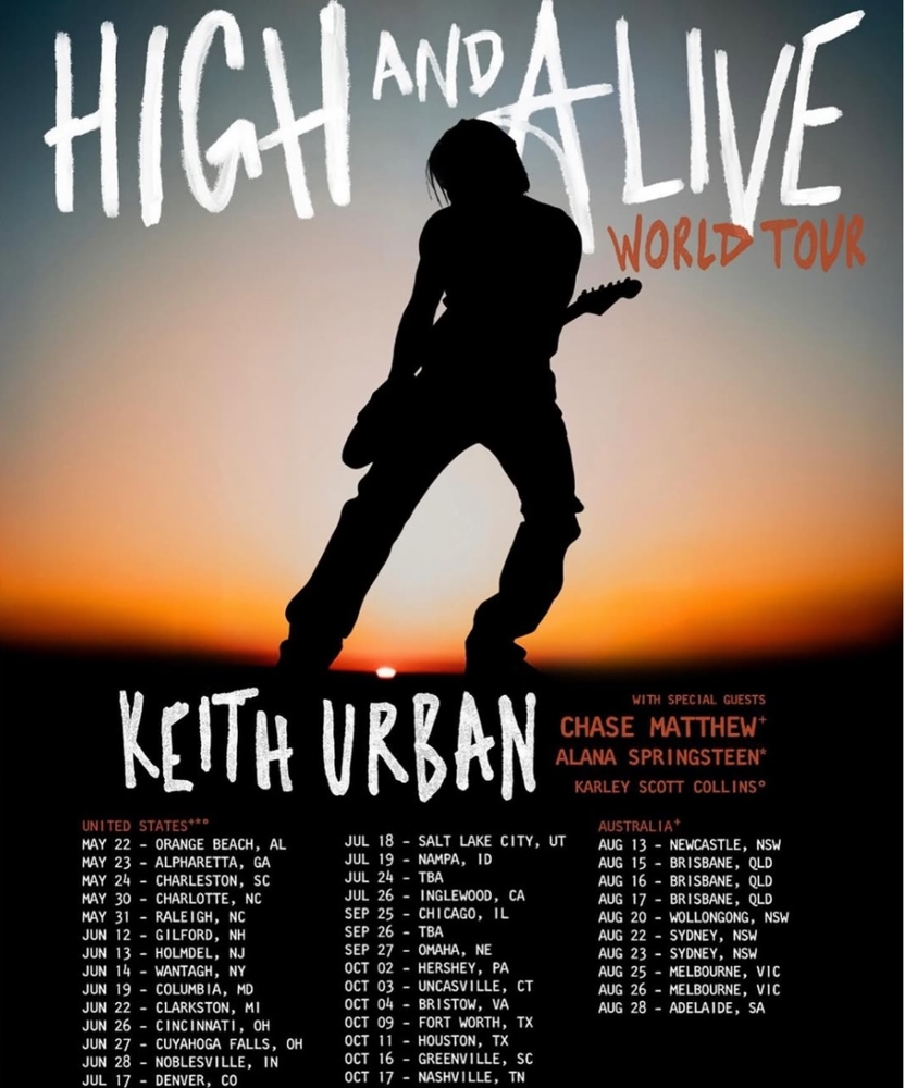 Keith Urban - High and Alive World Tour | Event