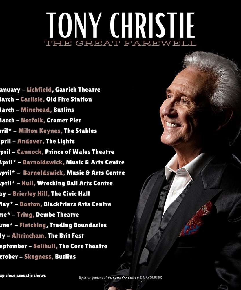 Tony Christie - The Great Farewell Tour | Event