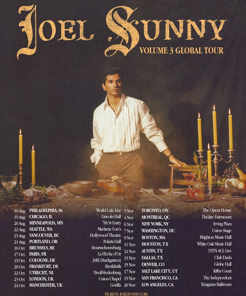Event on 23 October 2025 - Joel Sunny @ Doors Open: 19:00