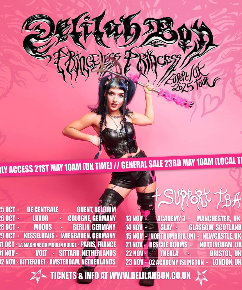 Event on 29 October 2025 - Delilah Bon @ Doors Open: 19:00