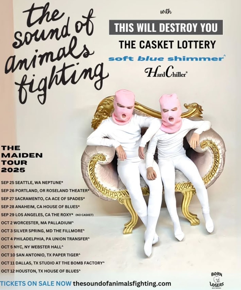 Event on 29 September 2025 - The Sound Of Animals Fighting @ Doors Open: 19:00