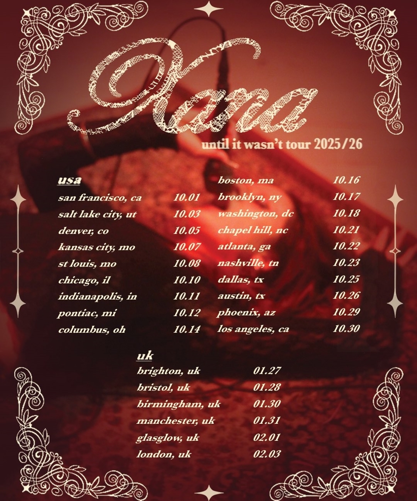 Event on 30 October 2025 - Xana @ Doors Open: 19:00