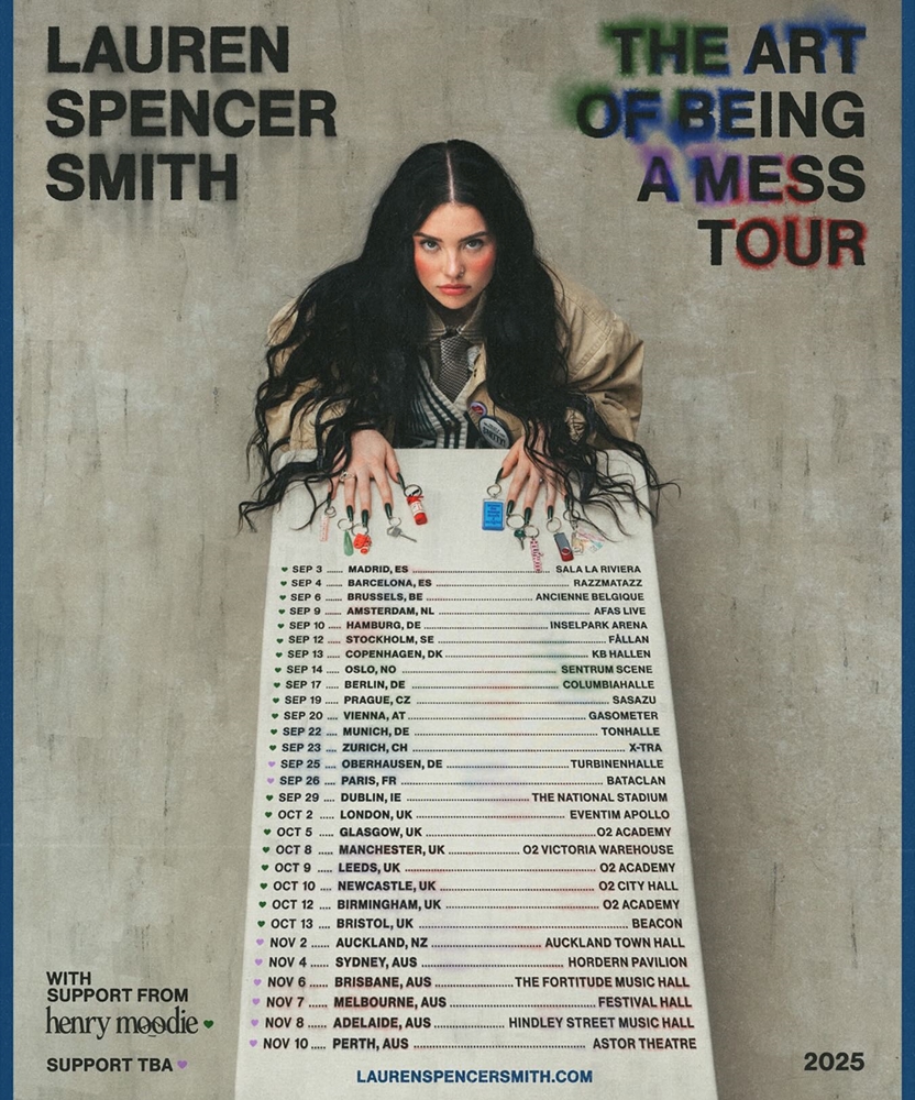 Event on 10 October 2025 - Lauren Spencer-Smith @ Doors Open: 19:00