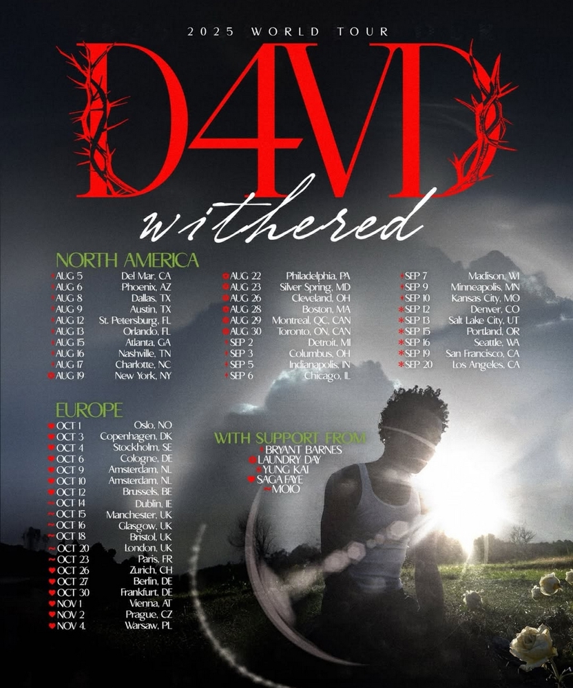 Event on 09 September 2025 - d4vd @ Doors Open: 19:00