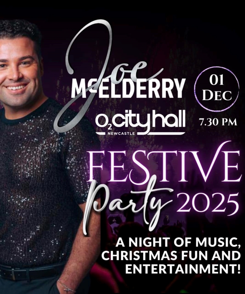 Event on 01 December 2025 - Joe McElderry @ Doors Open: 19:30