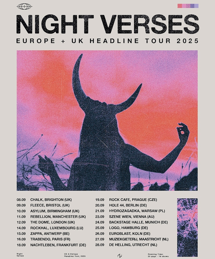 Event on 16 September 2025 - Night Verses @ Doors Open: 19:00