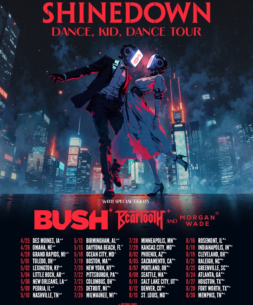 Shinedown - Dance, Kid, Dance Tour | Event