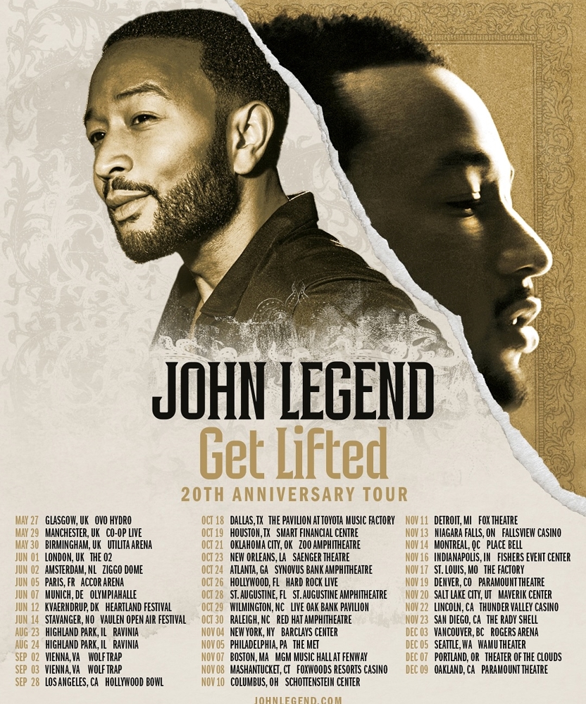 John Legend - Get Lifted 20th Anniversary Tour | Event