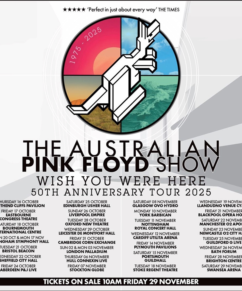 Event on 23 November 2025 - The Australian Pink Floyd @ Doors Open: 19:00