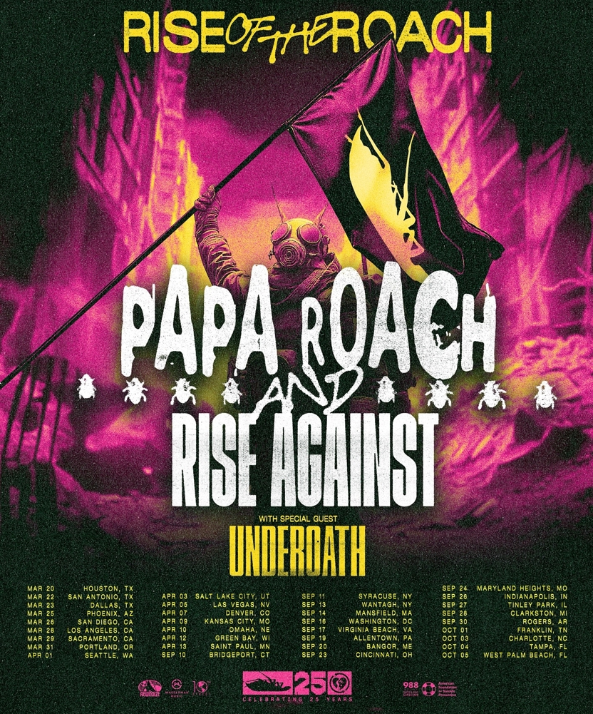 Papa Roach & Rise Against - Rise Of The Roach US Tour | Event