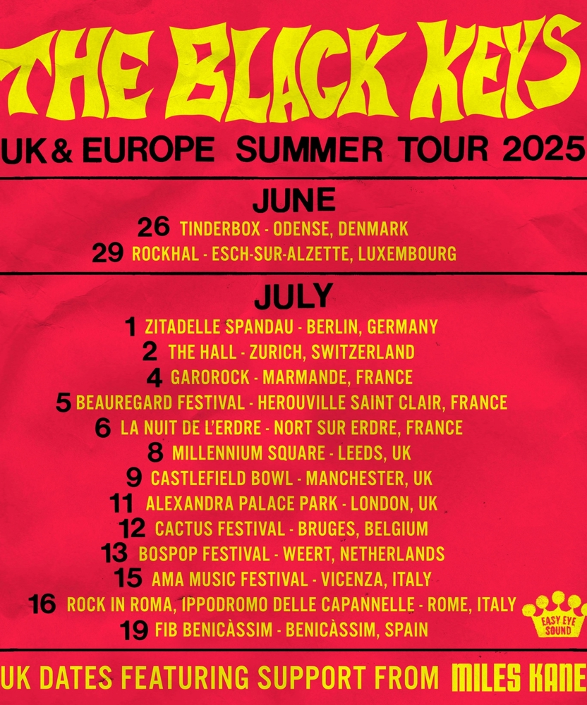 Event on 02 July 2025 - The Black Keys @ Doors Open: 19:00