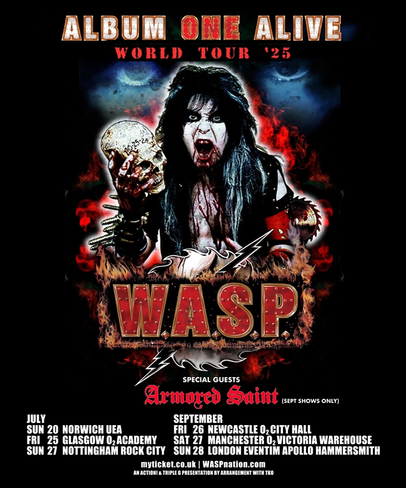 Event on 26 September 2025 - W.A.S.P. @ Doors Open: 19:00