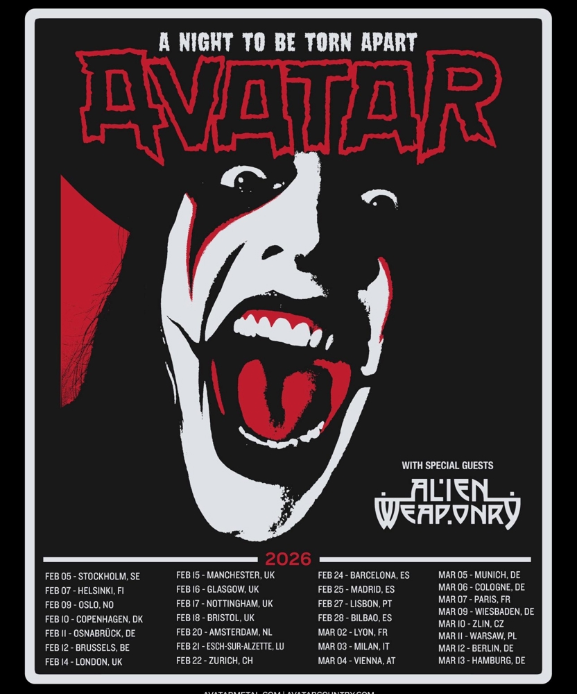 Event on 09 March 2026 - Avatar @ Doors Open: 19:00