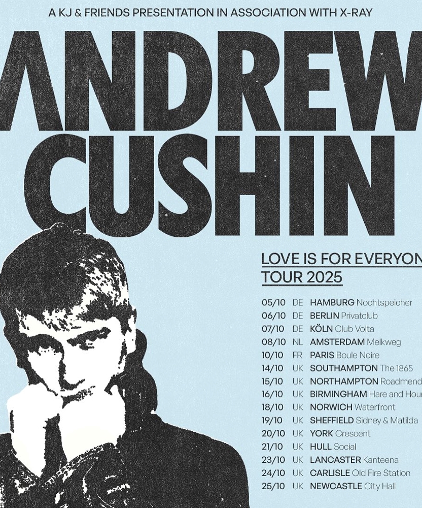 Event on 25 October 2025 - Andrew Cushin @ Doors Open: 19:00