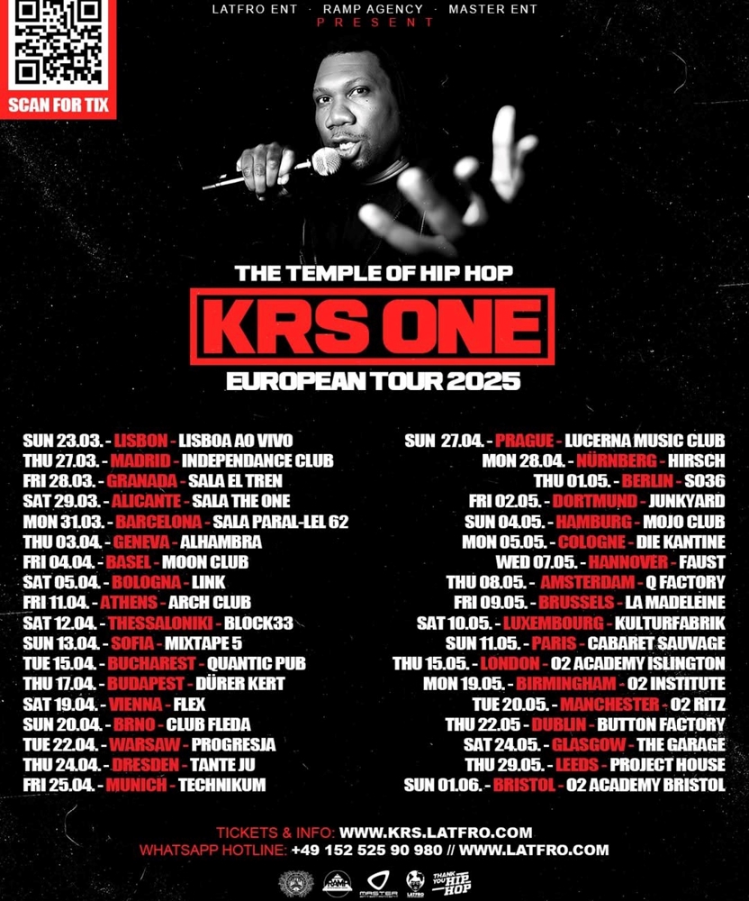 KRS-One - Temple of Hip Hop Tour | Event