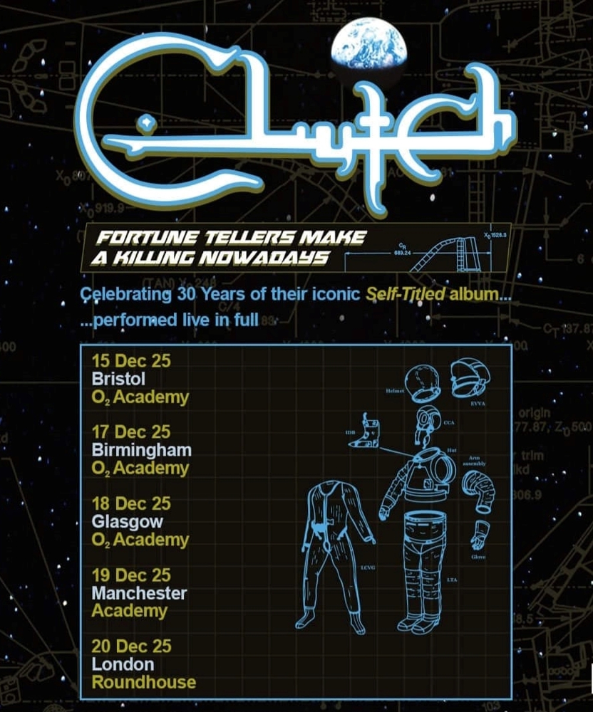 Clutch - Fortune Tellers Make A Killing Nowadays Tour | Event