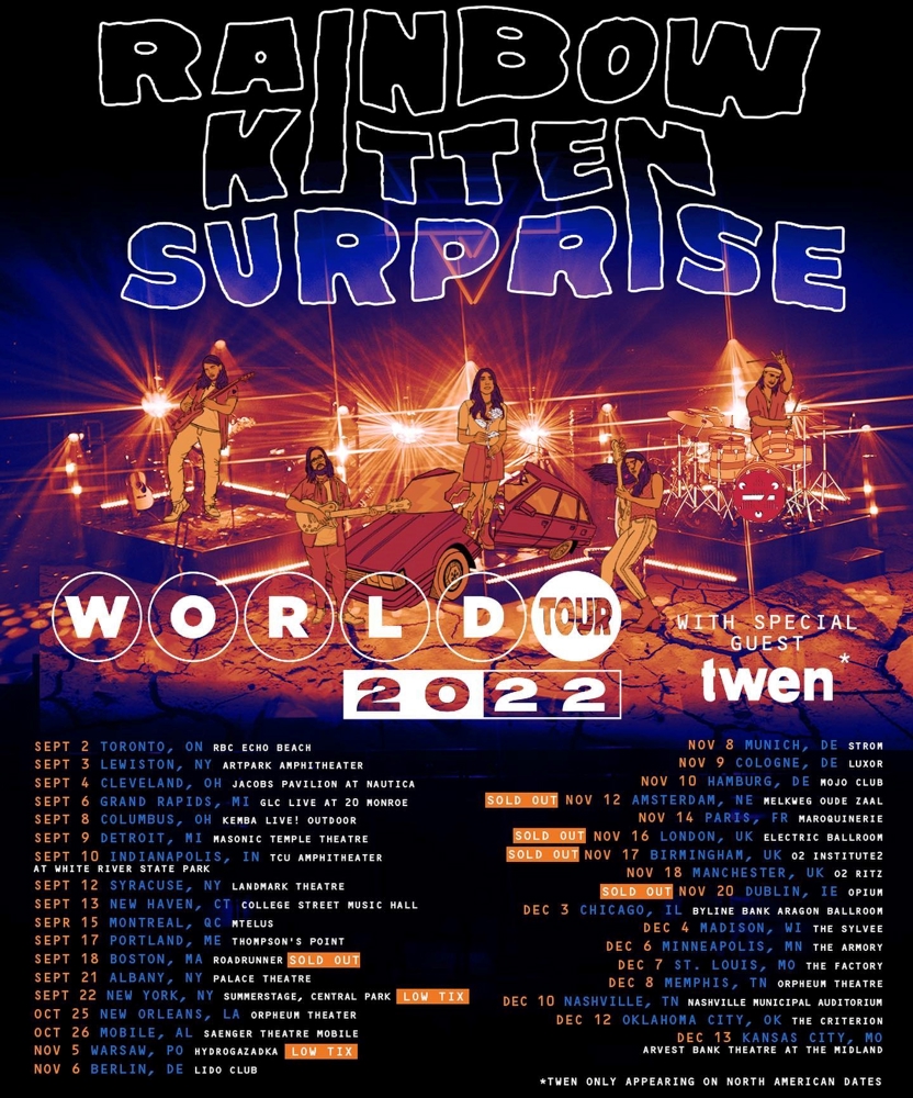 Rainbow Kitten Surprise - World Tour 2022 | Event