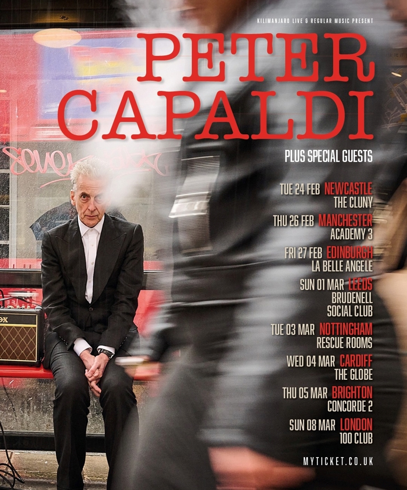 Peter Capaldi UK Tour 2026 24 February 2026 The Cluny Event Gig Dhzw