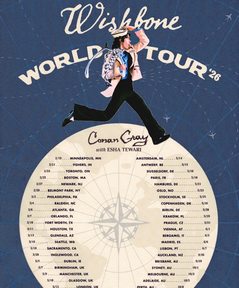 Conan Gray Wishbone World Tour 10 March 2026 Dickies Arena conan-gray-wishbone-world-tour-10-march-2026-dickies-arena