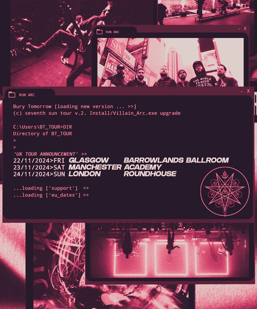 Bury Tomorrow - Seventh Sun Tour | Event