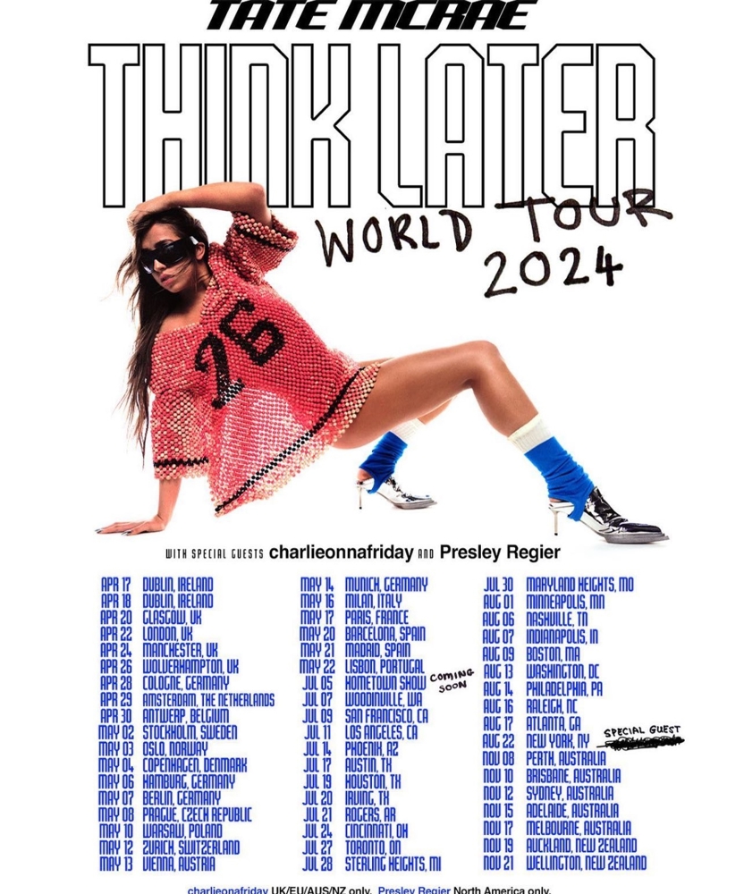 Tate McRae - Think Later Tour - 30 July 2024 - Saint Louis Music Park ...