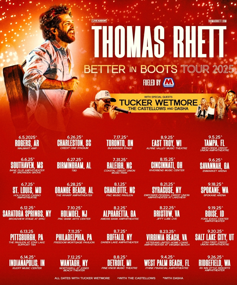 Thomas Rhett - Better In Boots Tour 2025 | Event