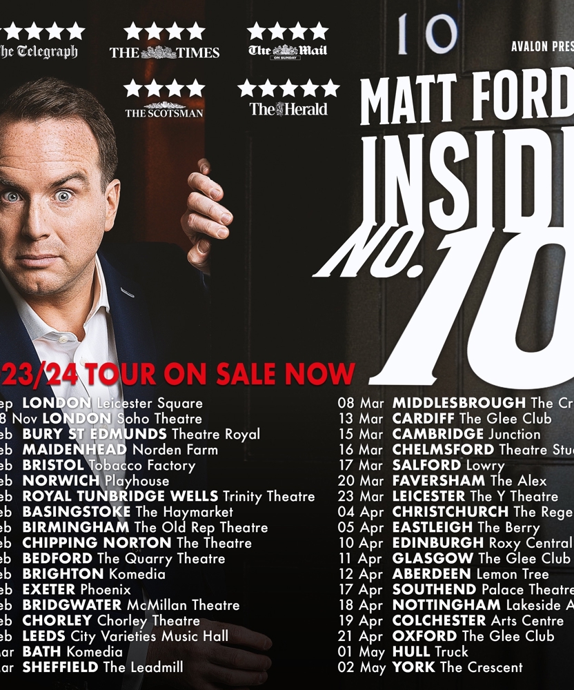 Matt Forde - Inside No.10 UK Tour | Event